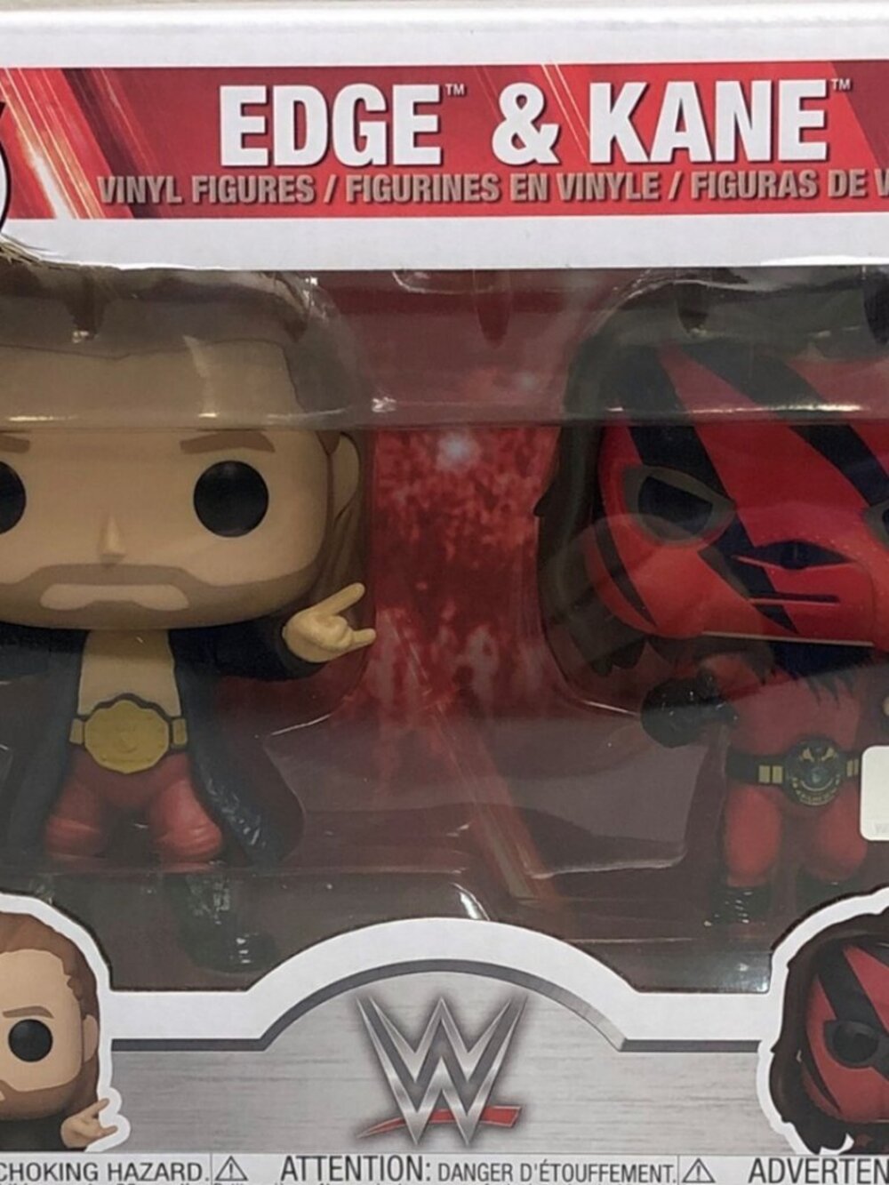 Funko Pop Edge Kane 2 Pack WWE Target Con 2024 Limited Edition Exclusive NIB
